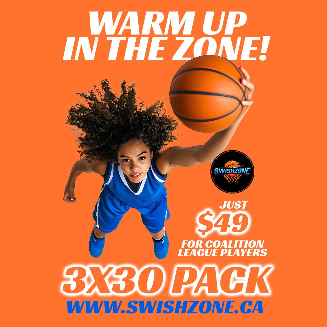 SwishZone 3x30 Pack Promo for Coalition League