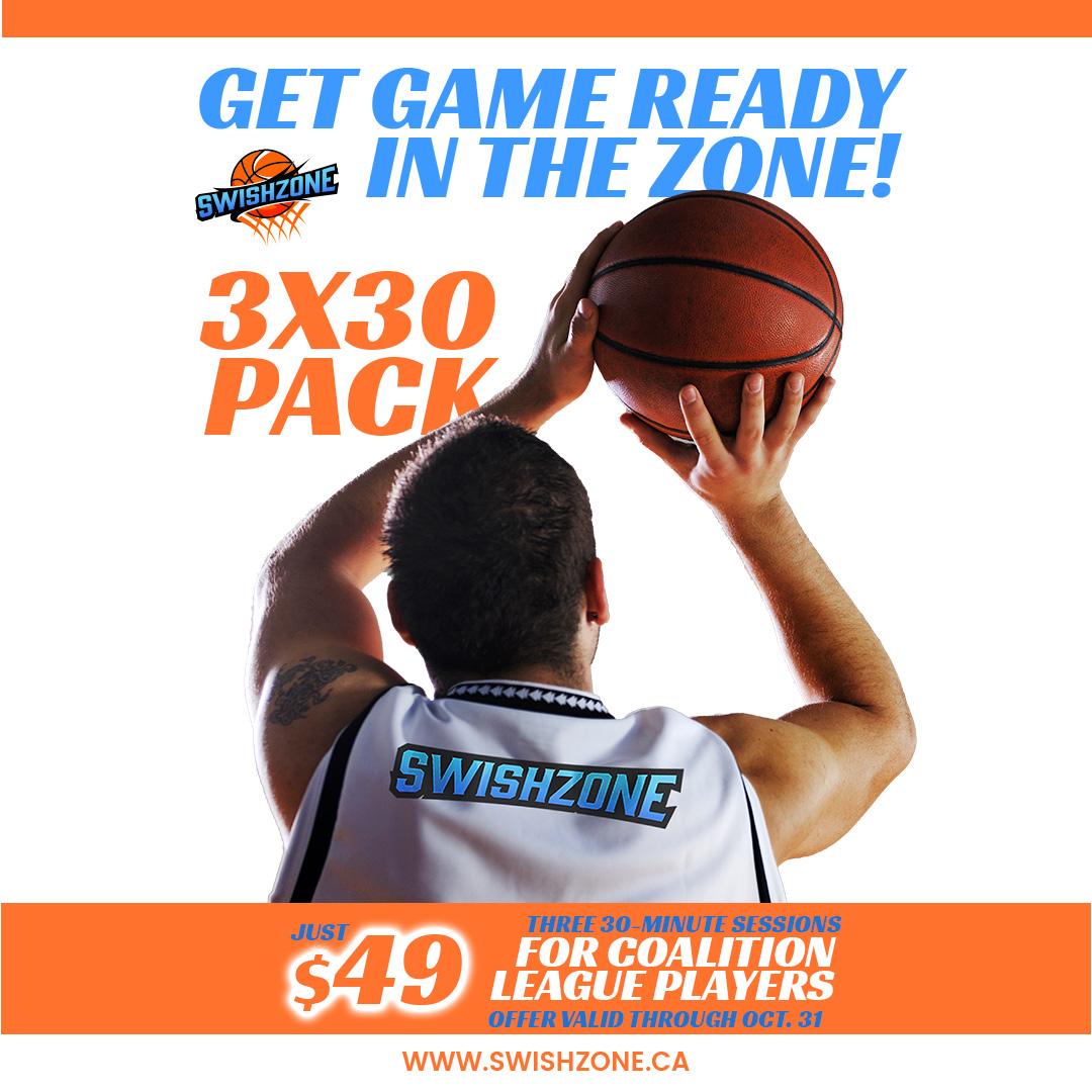SwishZone 3x30 Pack Promo for Coalition League